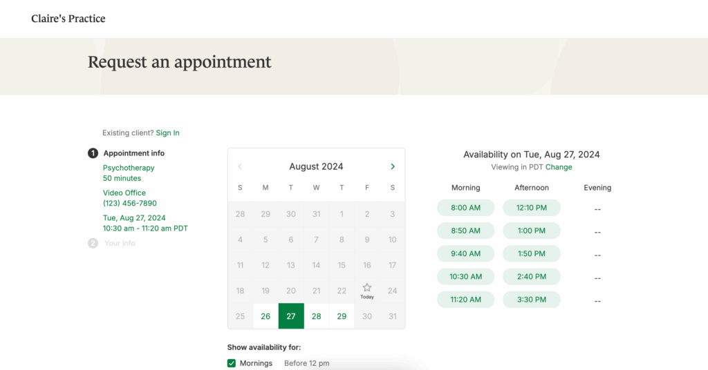 SimplePractice billing and insurance claims